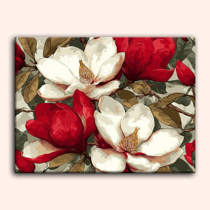 Paint by numbers - Scarlet Bloom - MyArt