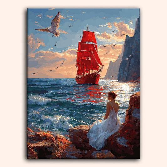 Paint by numbers - Scarlet Dream - MyArt