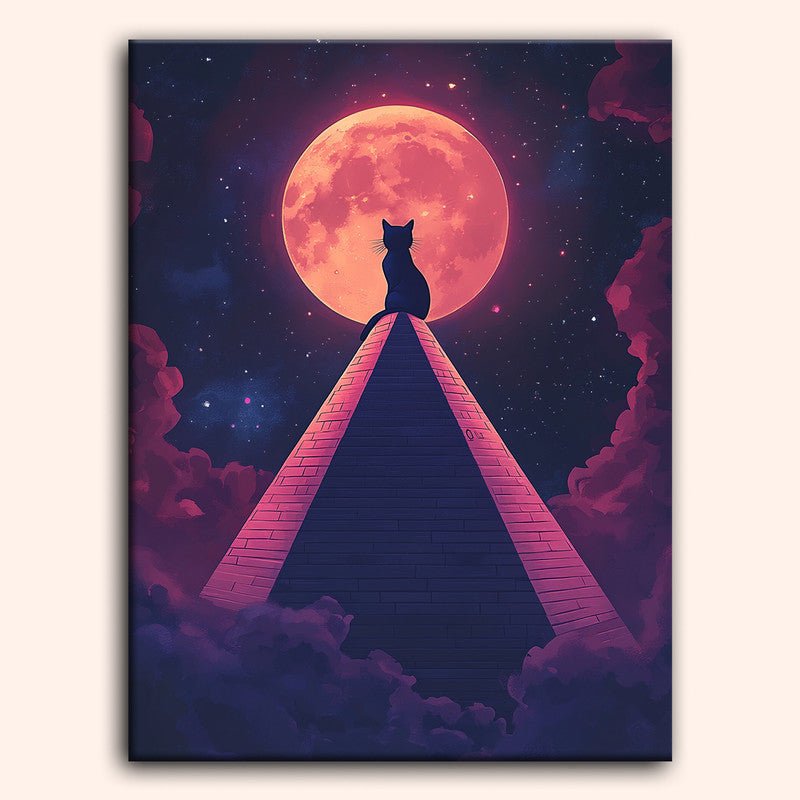 Paint by numbers - Scarlet Moon - MyArt