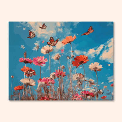 Paint by numbers - Scarlet Embrace - MyArt