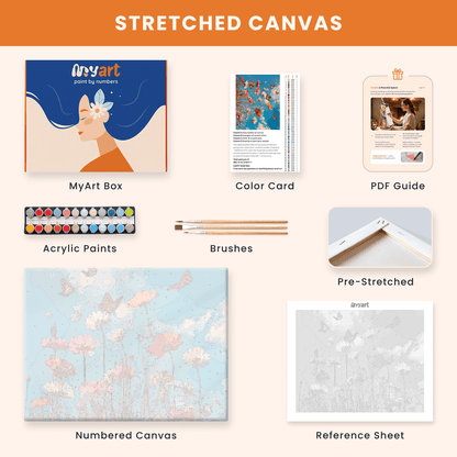 Paint by numbers - Scarlet Embrace - MyArt