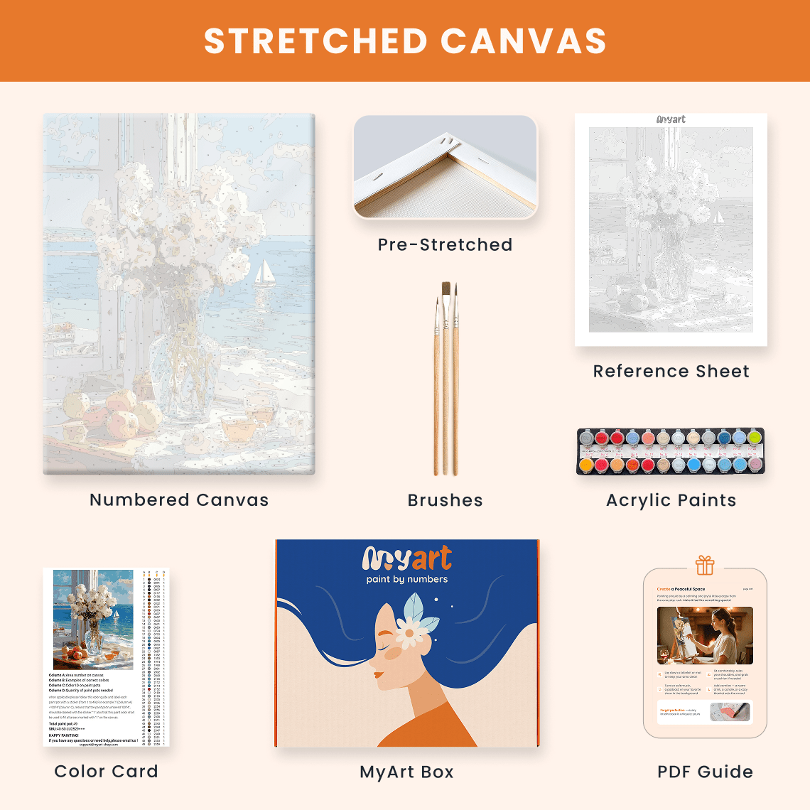 Paint by numbers - Sea Bouquet - MyArt