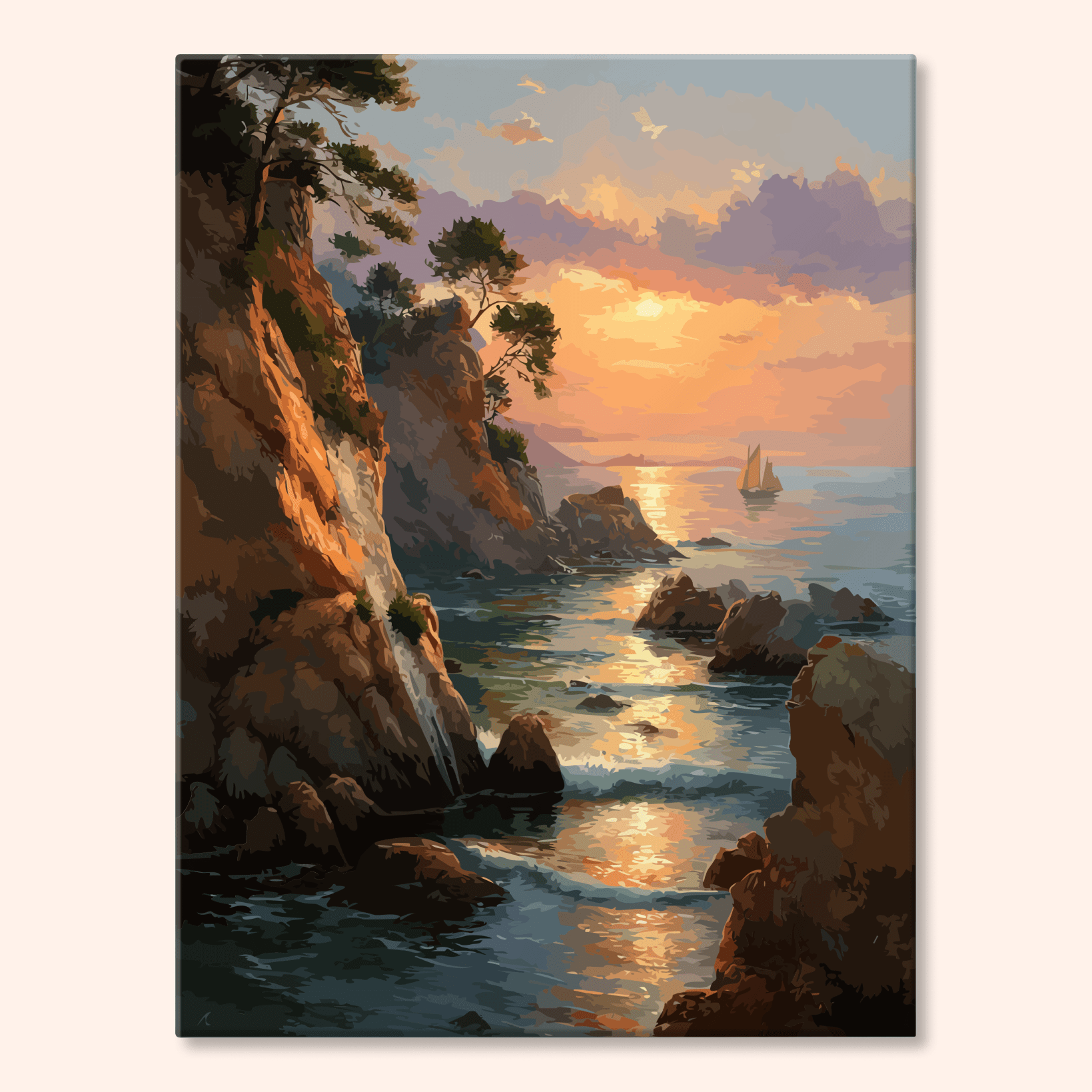 Paint by numbers - Sea Cliffs - MyArt