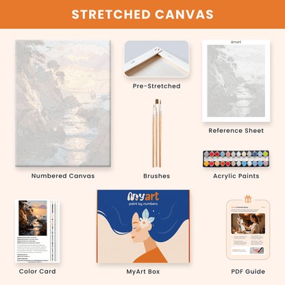 Paint by numbers - Sea Cliffs - MyArt