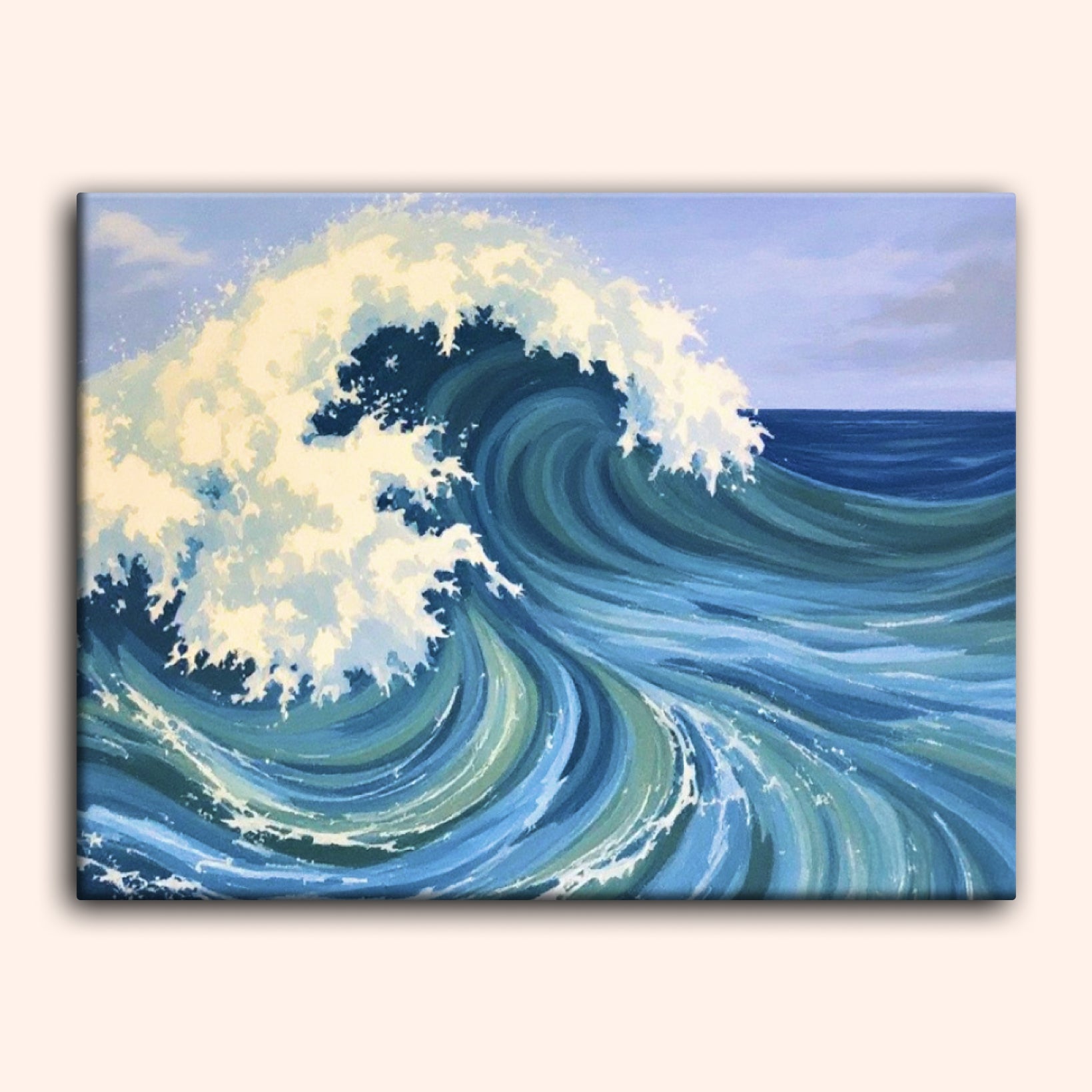 Paint by numbers - Sea Curl - MyArt