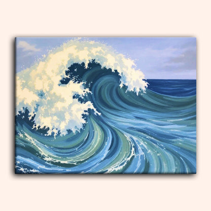 Paint by numbers - Sea Curl - MyArt