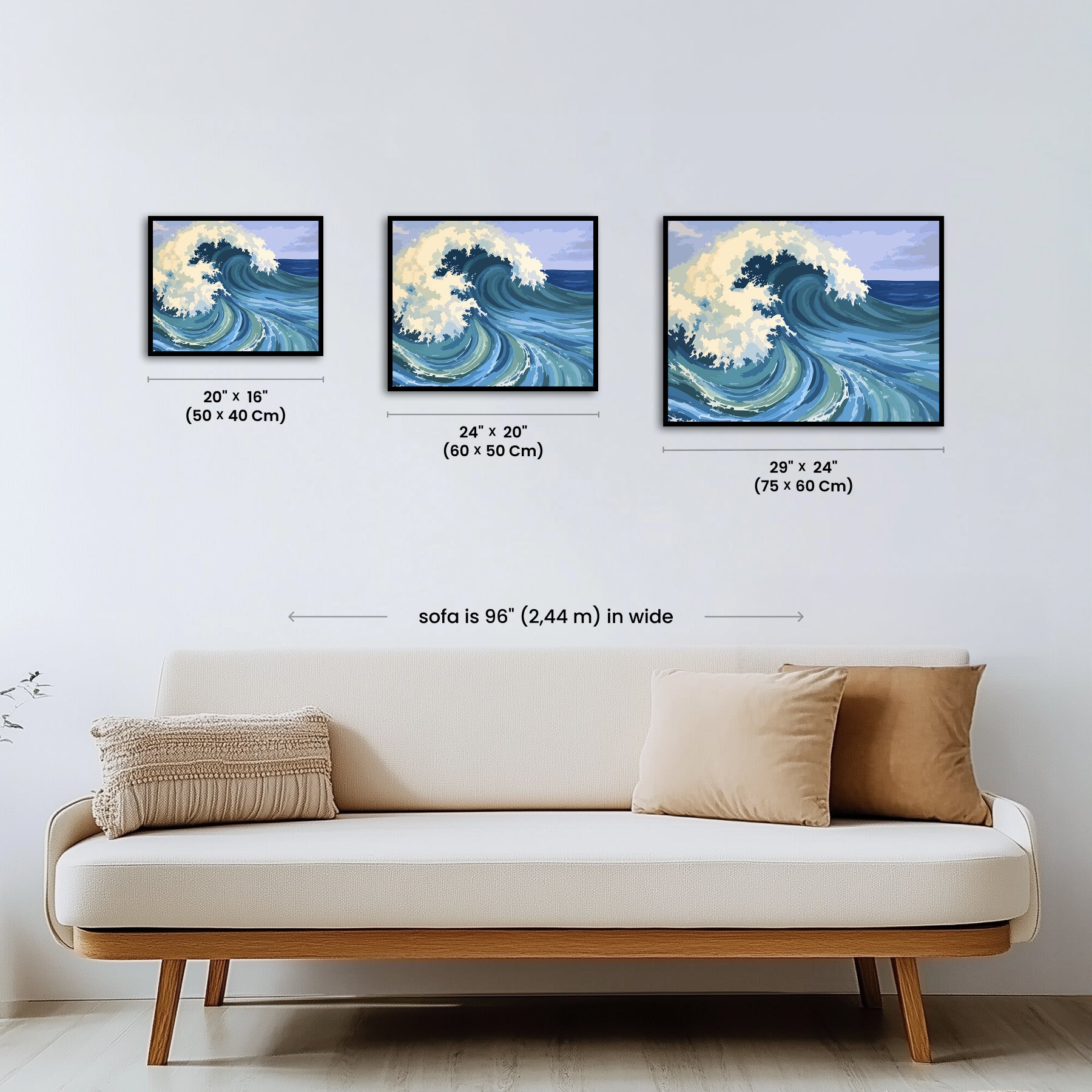 Paint by numbers - Sea Curl - MyArt