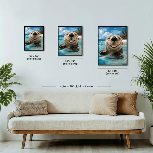 Paint by numbers - Sea Otter - MyArt