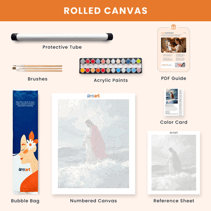 Paint by numbers - Sea of Faith - MyArt