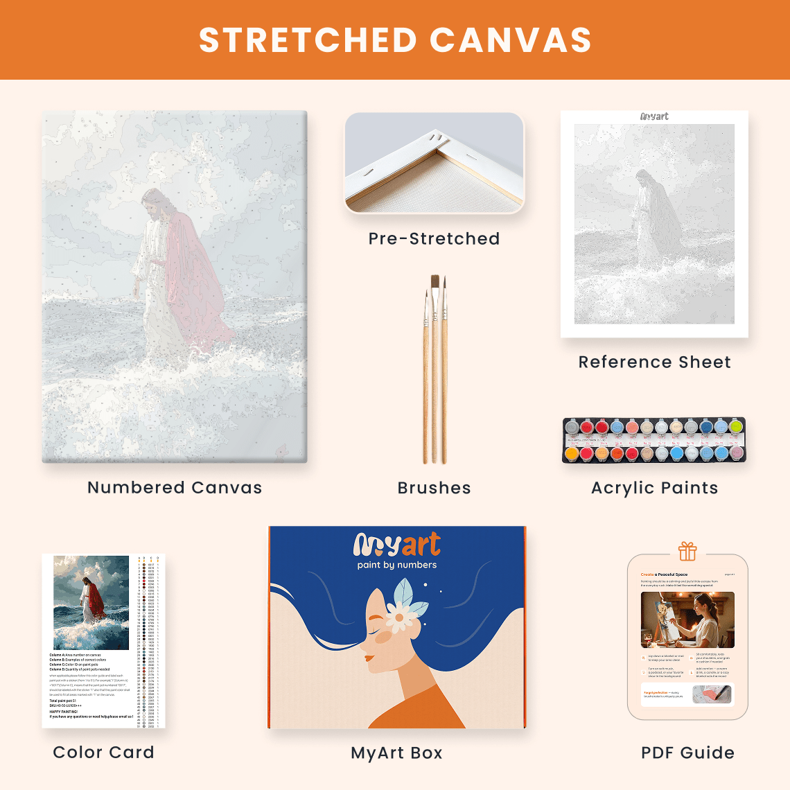 Paint by numbers - Sea of Faith - MyArt