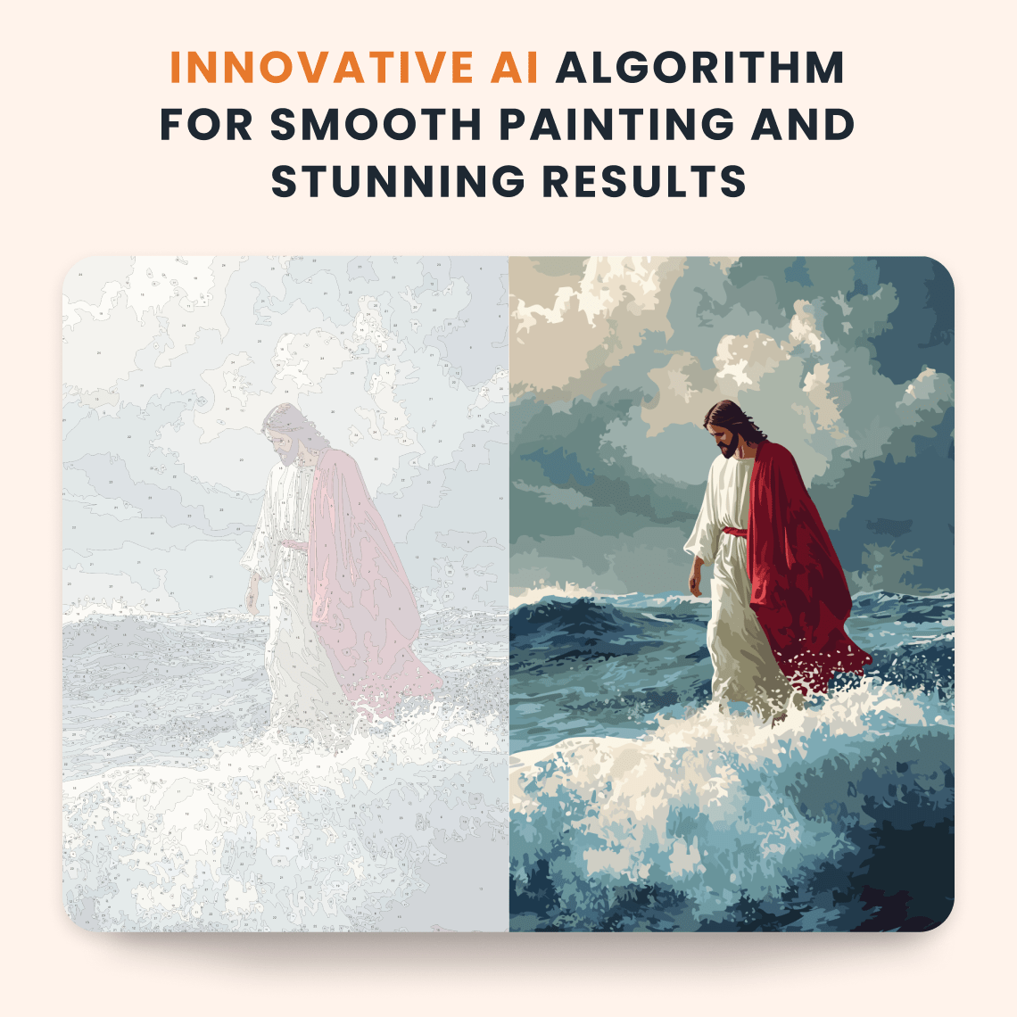 Paint by numbers - Sea of Faith - MyArt