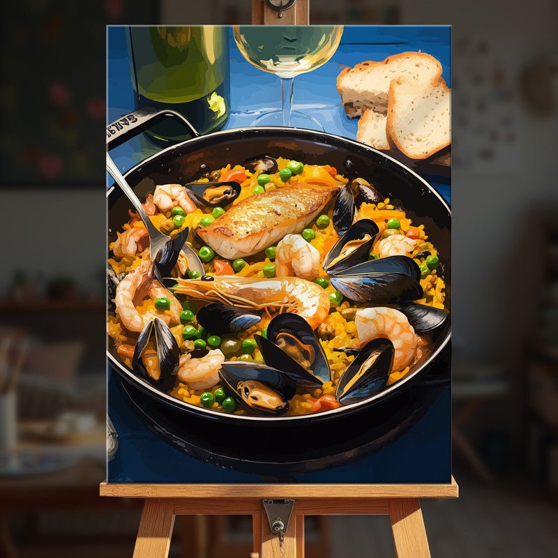 Paint by numbers - Seafood Paella - MyArt