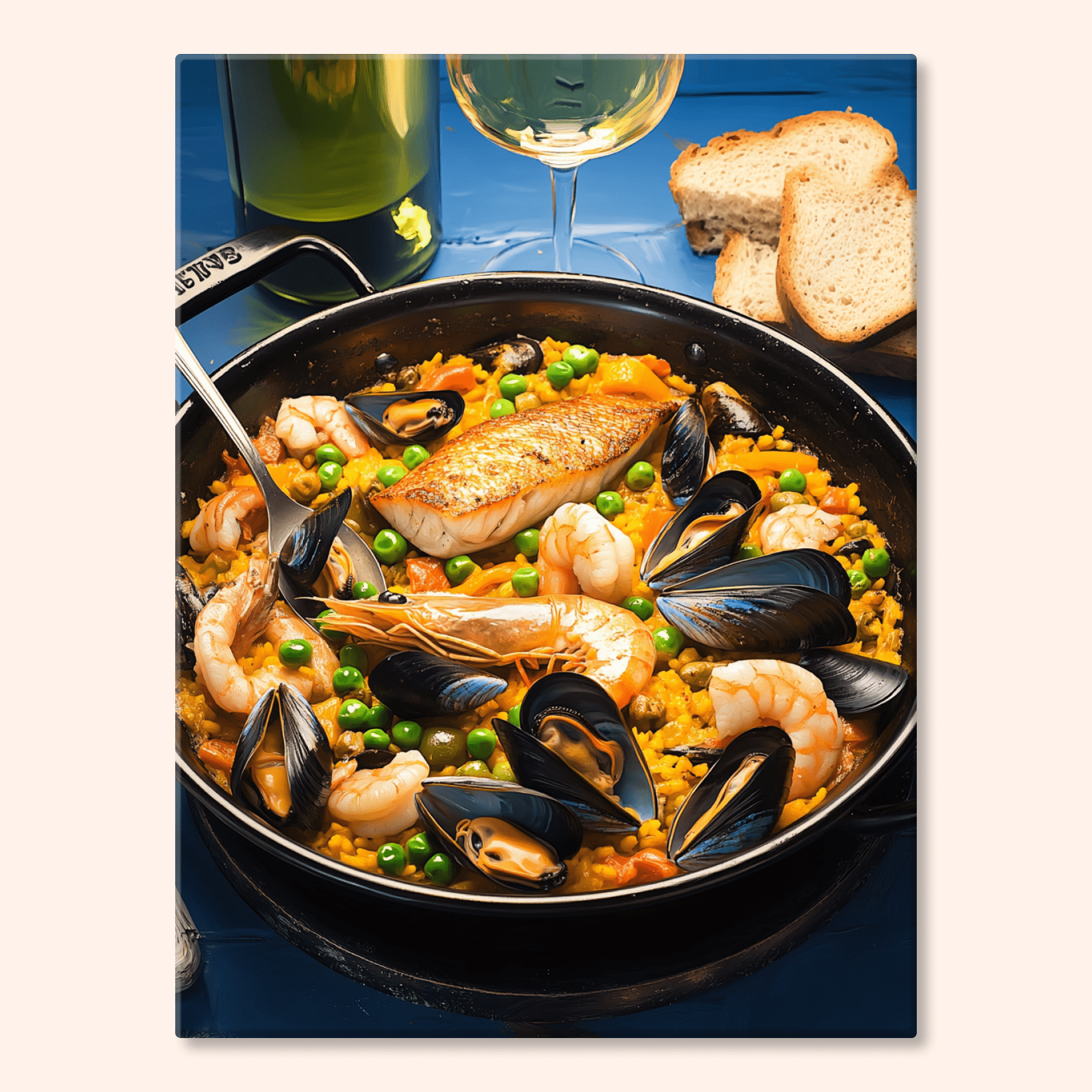 Paint by numbers - Seafood Paella - MyArt