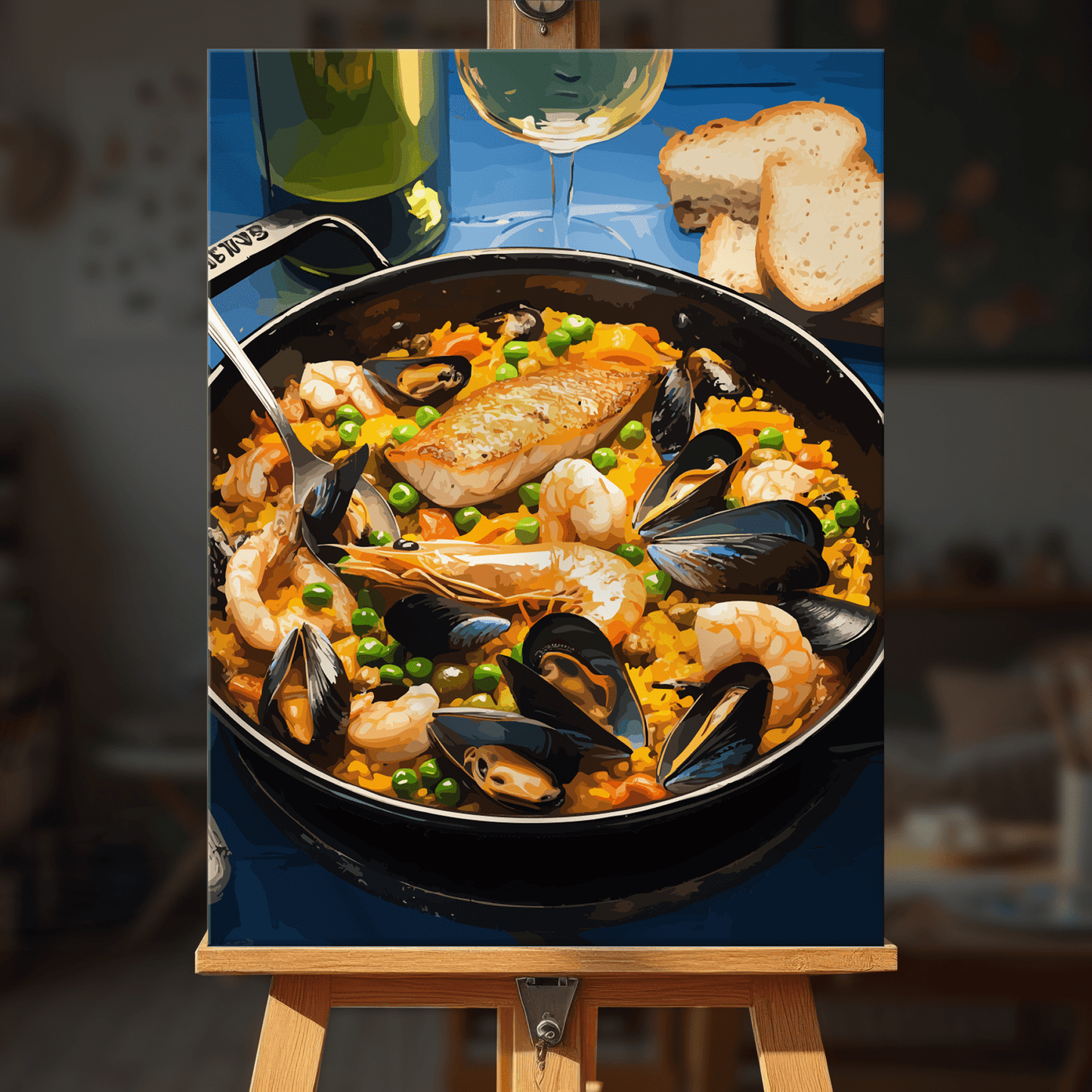 Paint by numbers - Seafood Paella - MyArt