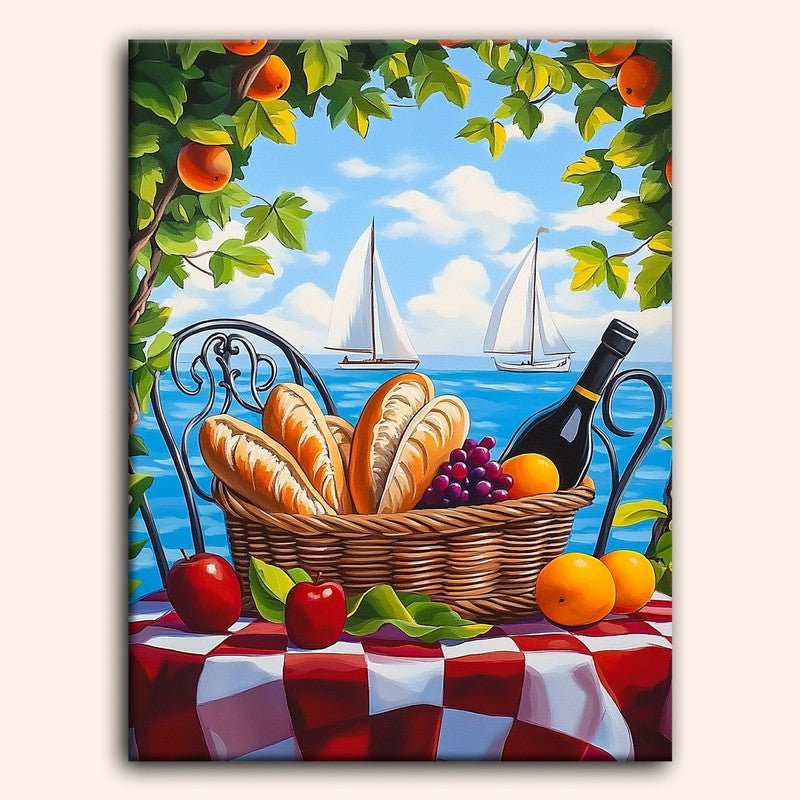 Paint by numbers - Seaside Picnic - MyArt