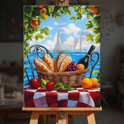 Paint by numbers - Seaside Picnic - MyArt