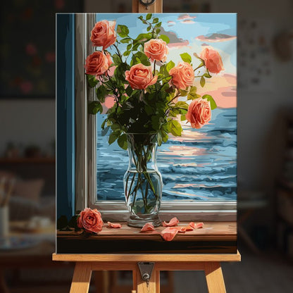 Paint by numbers - Seaside Roses - MyArt