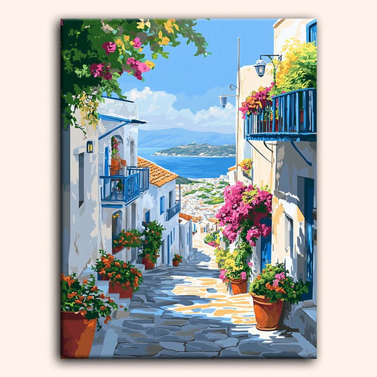 Paint by numbers - Seaside Steps - MyArt