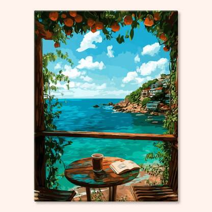 Paint by numbers - Seaside Cafe - MyArt