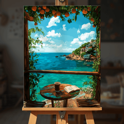 Paint by numbers - Seaside Cafe - MyArt