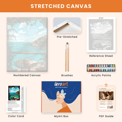 Paint by numbers - Seaside Cafe - MyArt