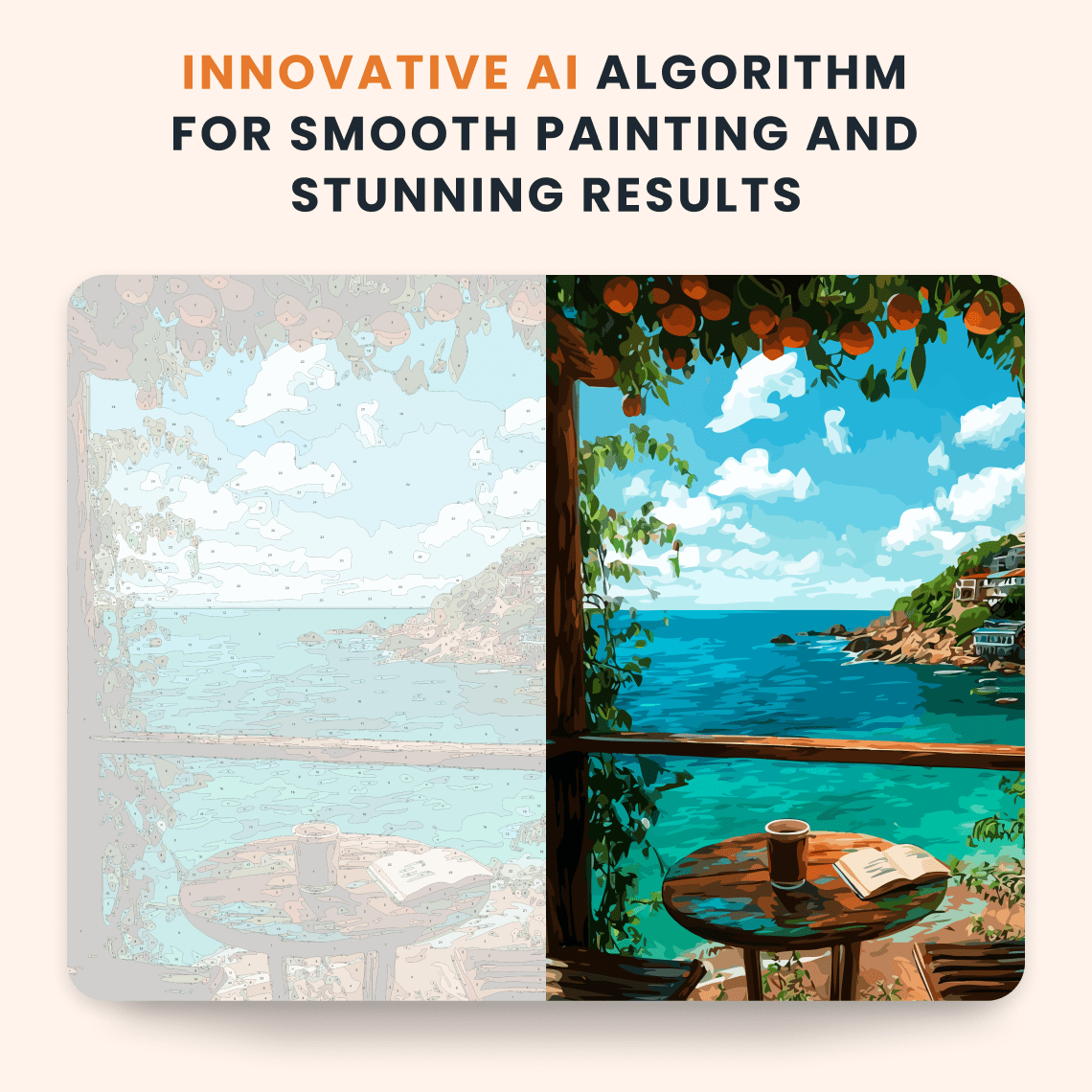 Paint by numbers - Seaside Cafe - MyArt