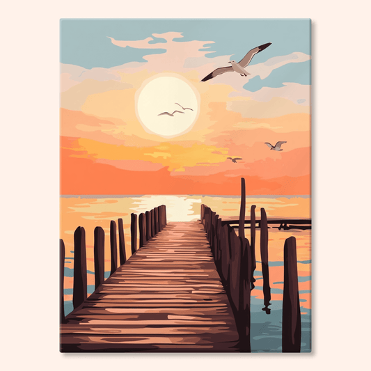 Paint by numbers - Seaside Escape - MyArt