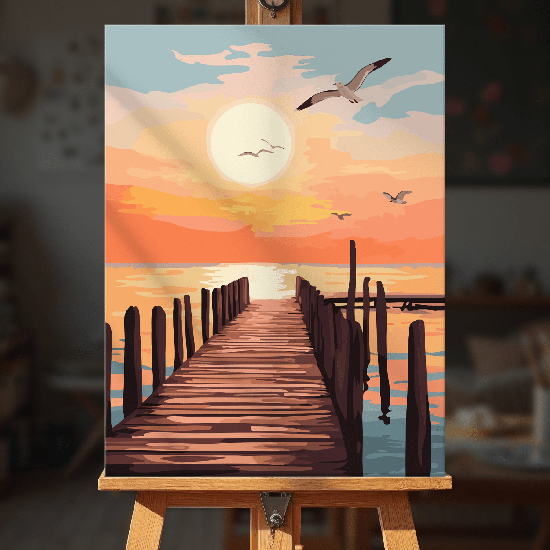 Paint by numbers - Seaside Escape - MyArt