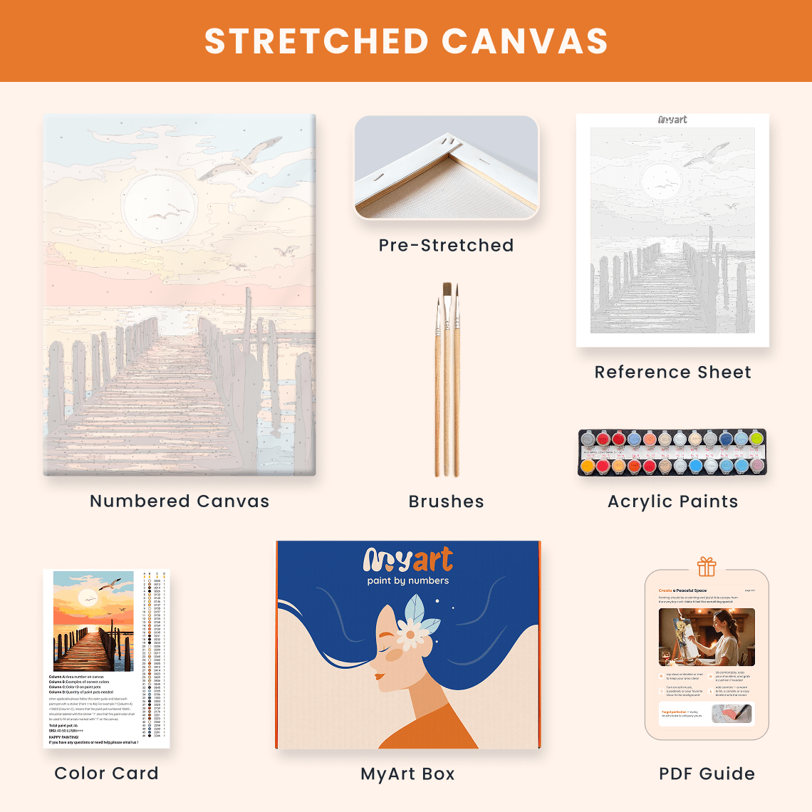 Paint by numbers - Seaside Escape - MyArt