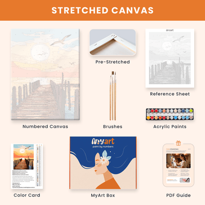 Paint by numbers - Seaside Escape - MyArt