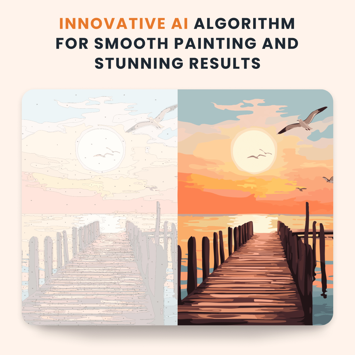 Paint by numbers - Seaside Escape - MyArt