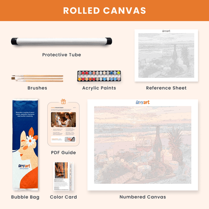 Paint by numbers - Seaside Romance - MyArt