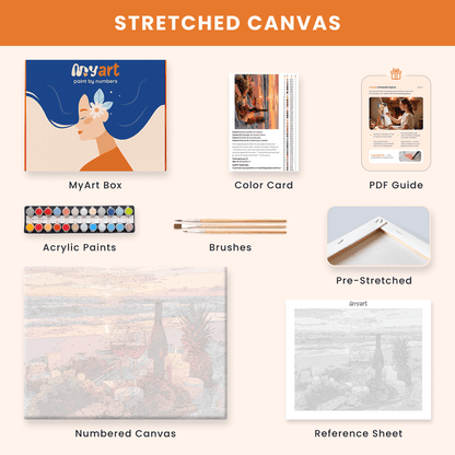 Paint by numbers - Seaside Romance - MyArt