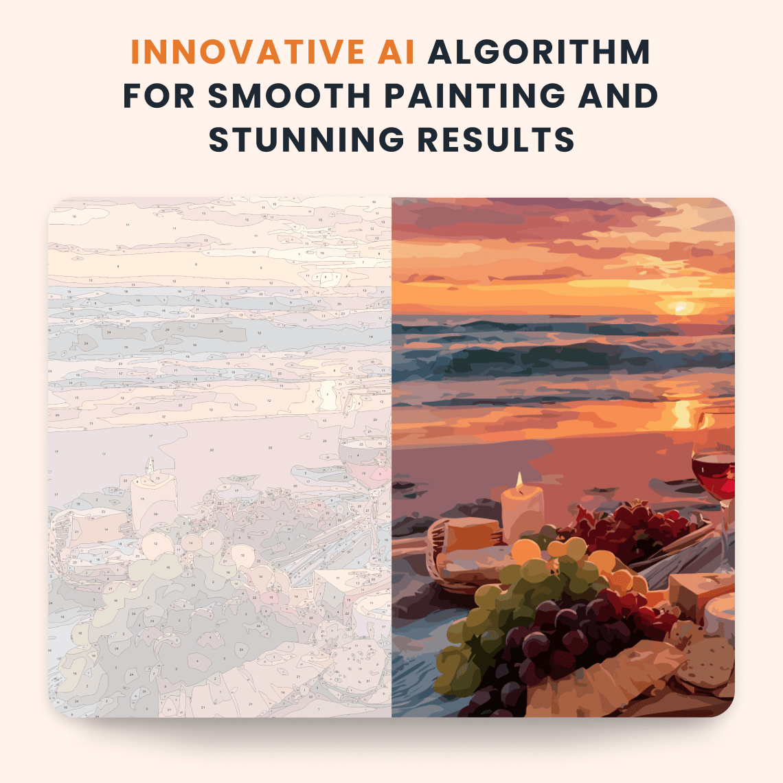 Paint by numbers - Seaside Romance - MyArt