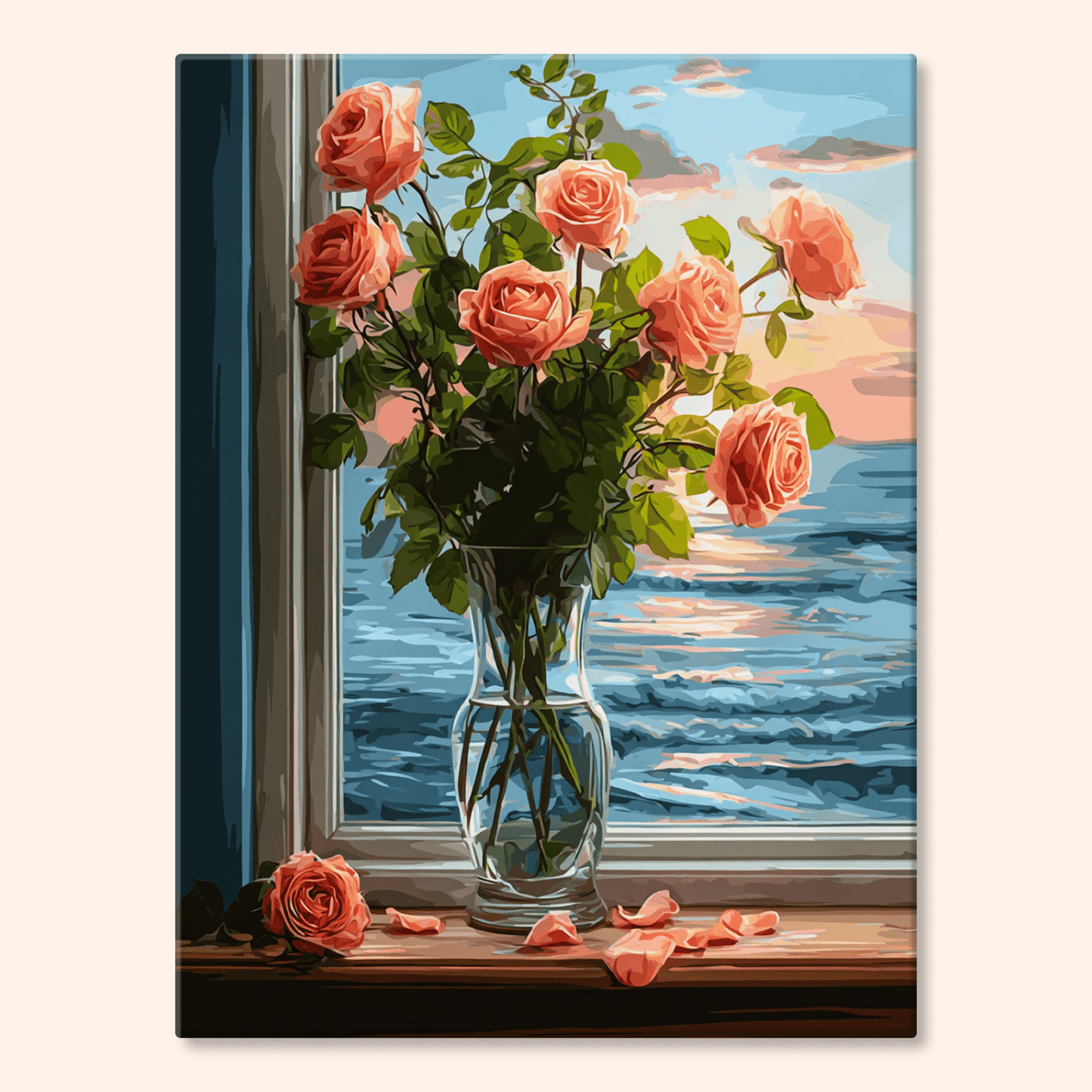 Paint by numbers - Seaside Roses - MyArt