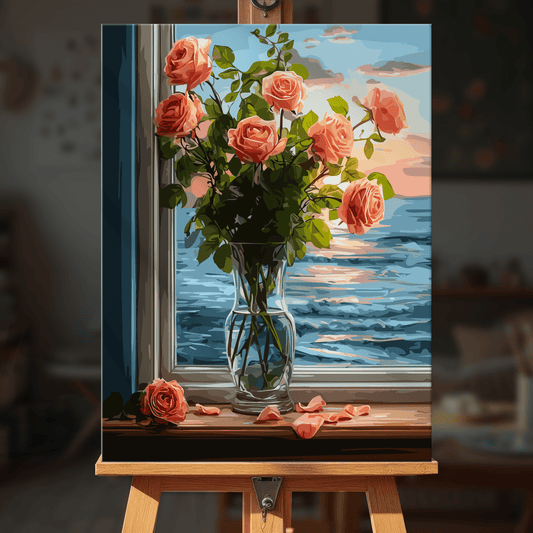Paint by numbers - Seaside Roses - MyArt