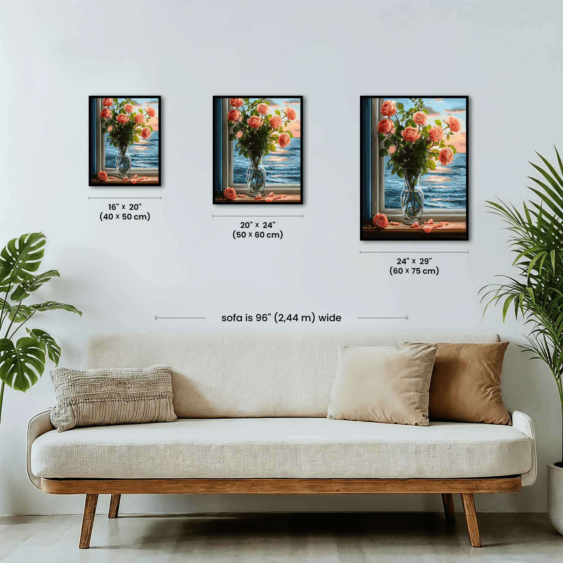 Paint by numbers - Seaside Roses - MyArt