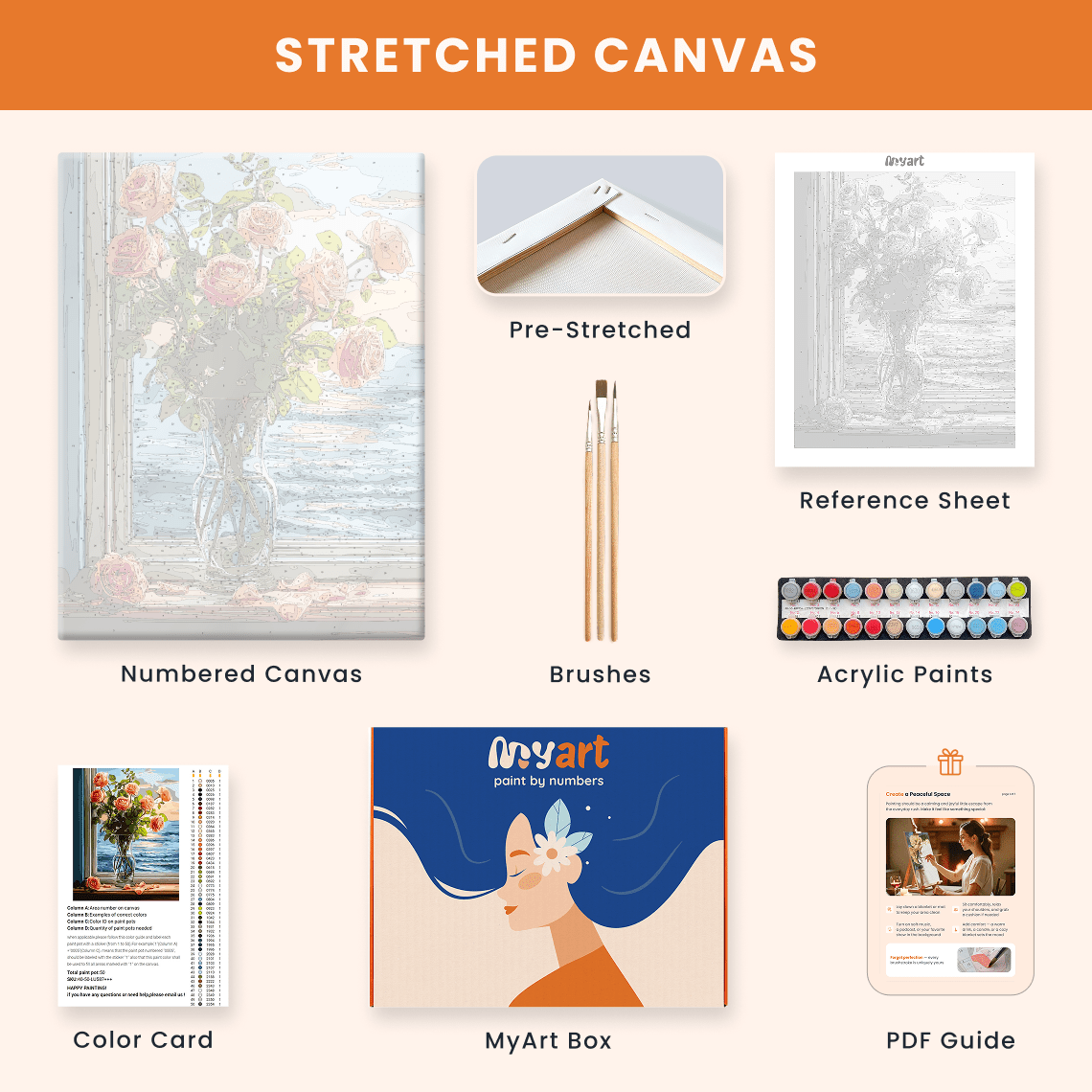 Paint by numbers - Seaside Roses - MyArt