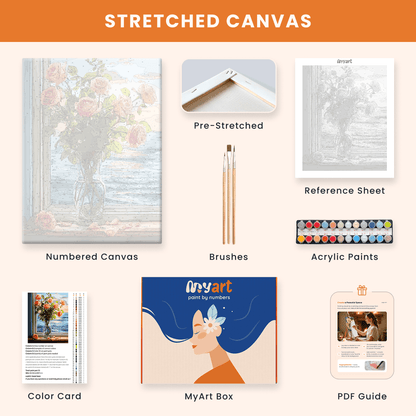 Paint by numbers - Seaside Roses - MyArt