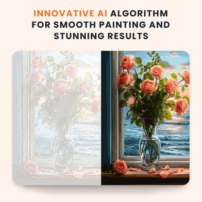 Paint by numbers - Seaside Roses - MyArt