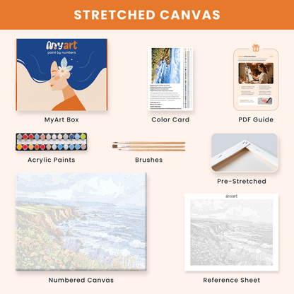 Paint by numbers - Seaside Serenity - MyArt