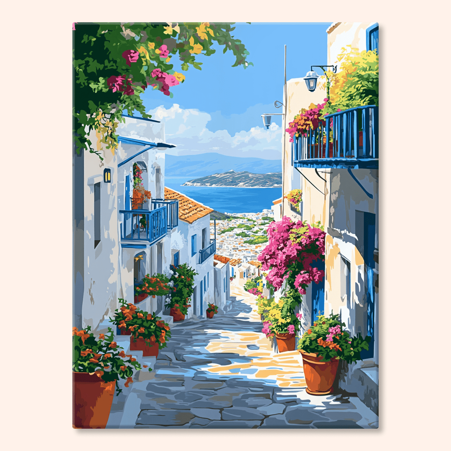 Paint by numbers - Seaside Steps - MyArt