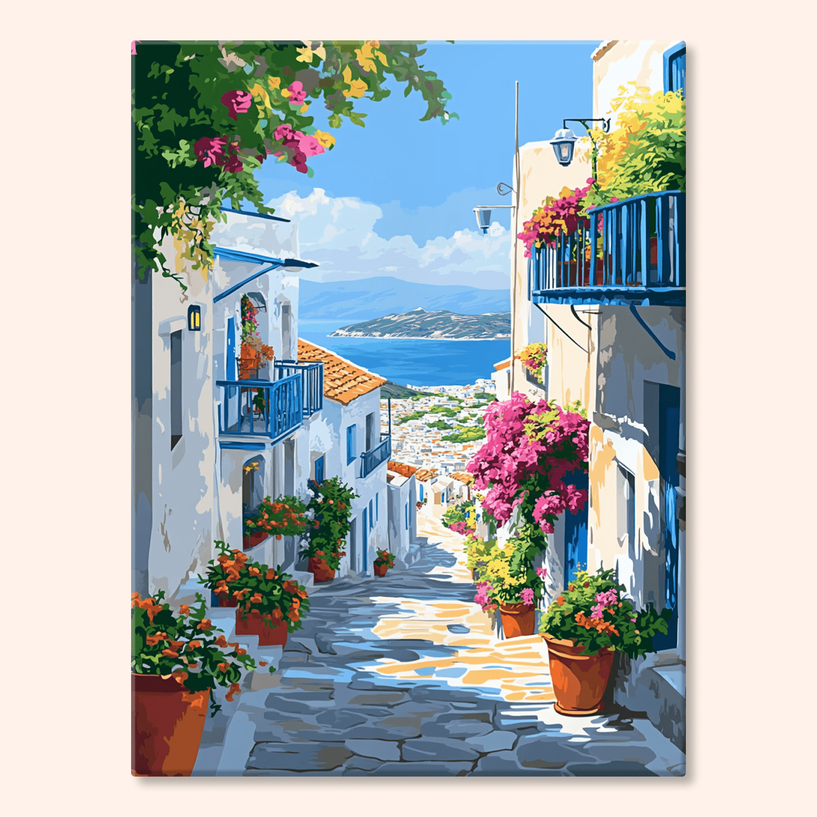 Paint by numbers - Seaside Steps - MyArt