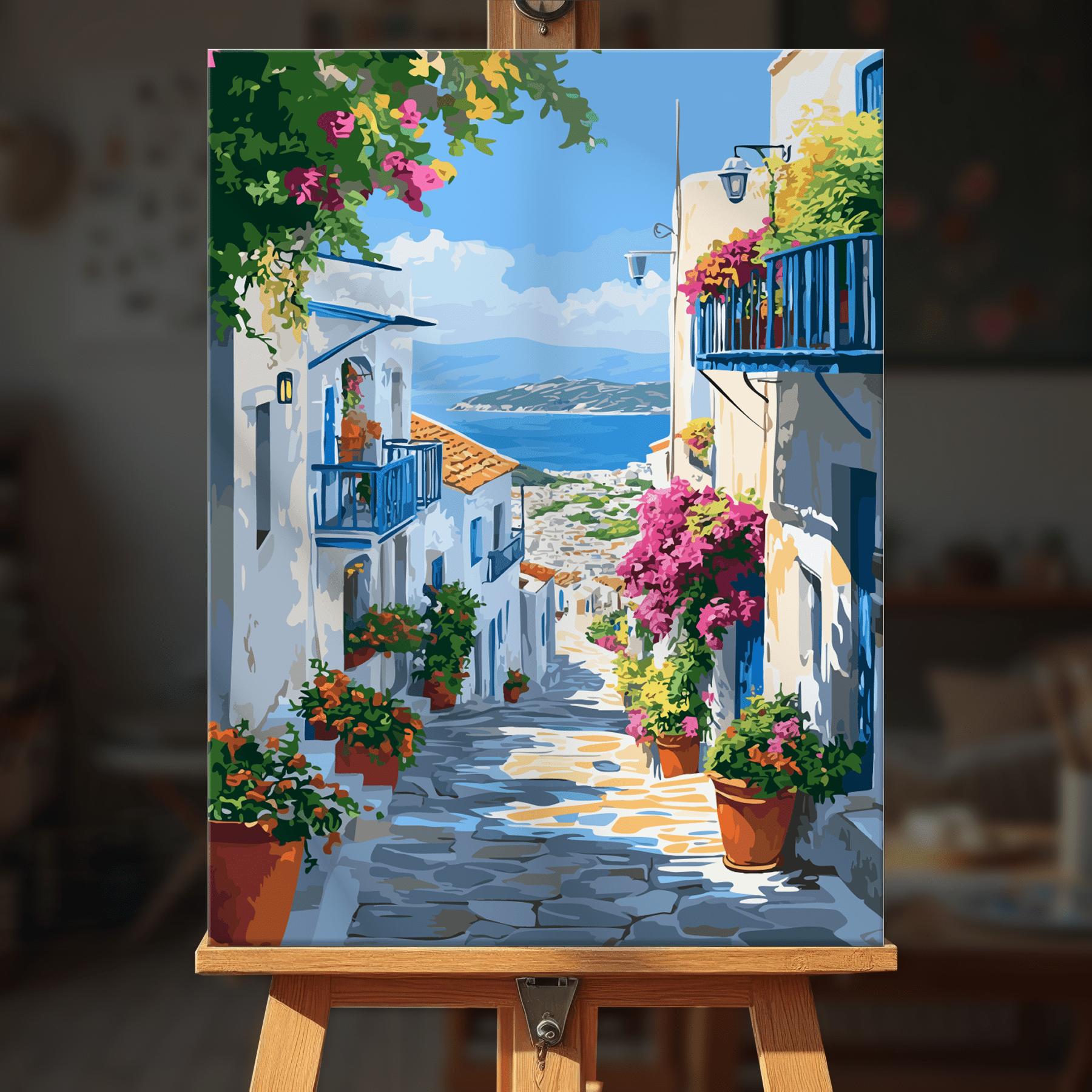 Paint by numbers - Seaside Steps - MyArt