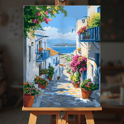 Paint by numbers - Seaside Steps - MyArt