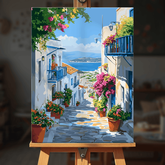 Paint by numbers - Seaside Steps - MyArt