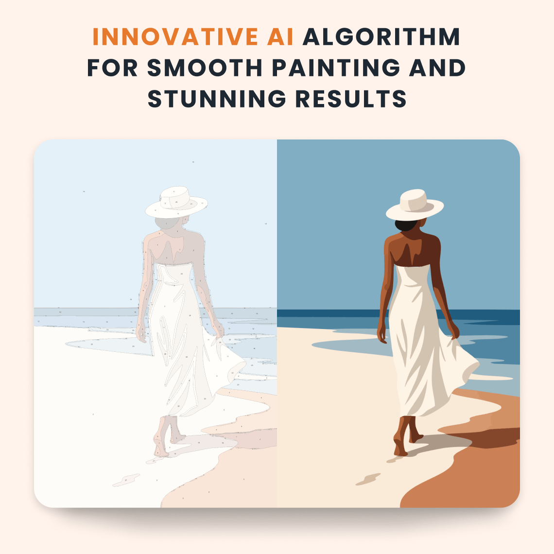 Paint by numbers - Seaside Stroll - MyArt