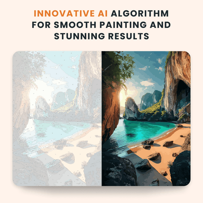 Paint by numbers - Secluded Beach - MyArt