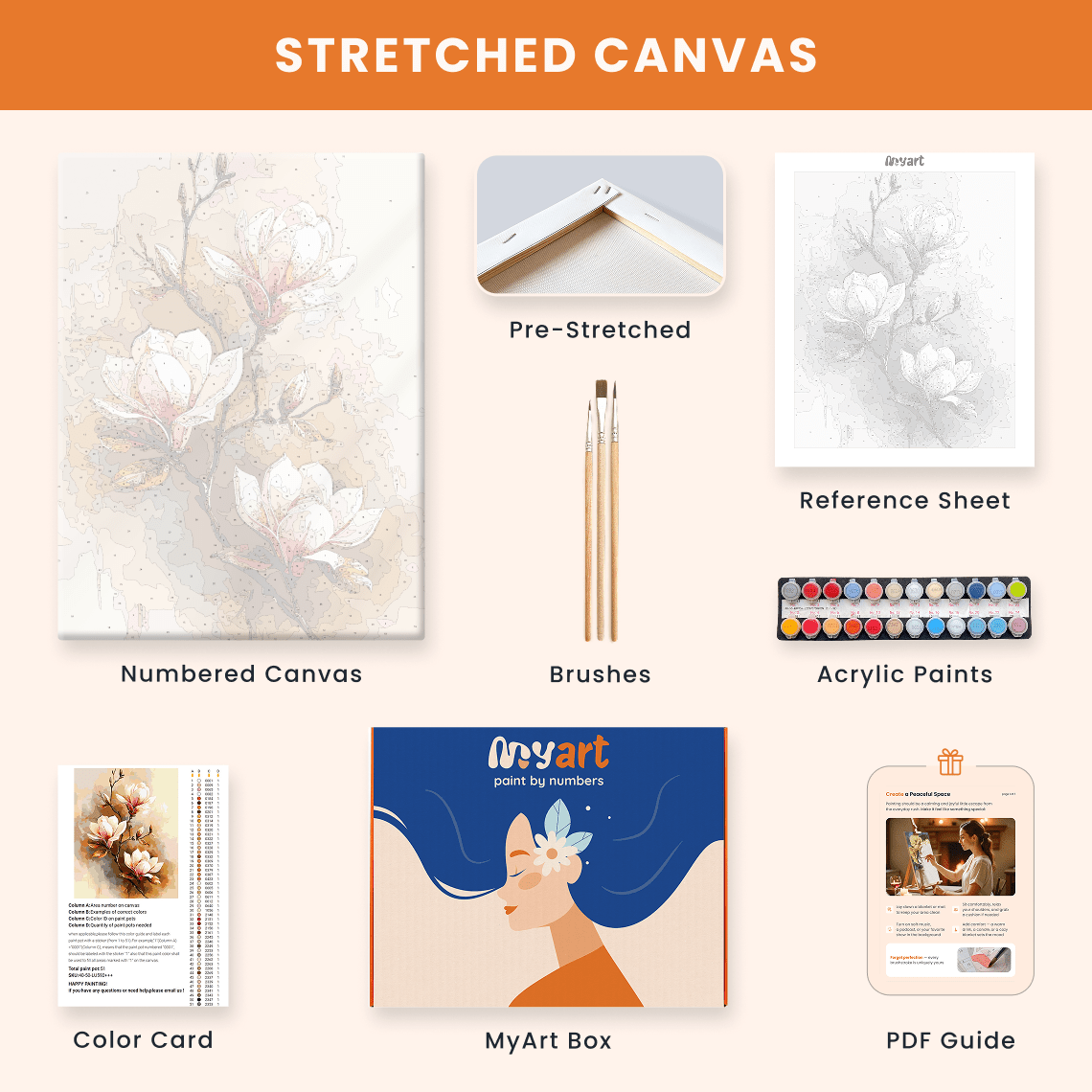 Paint by numbers - Secret Bouquet - MyArt