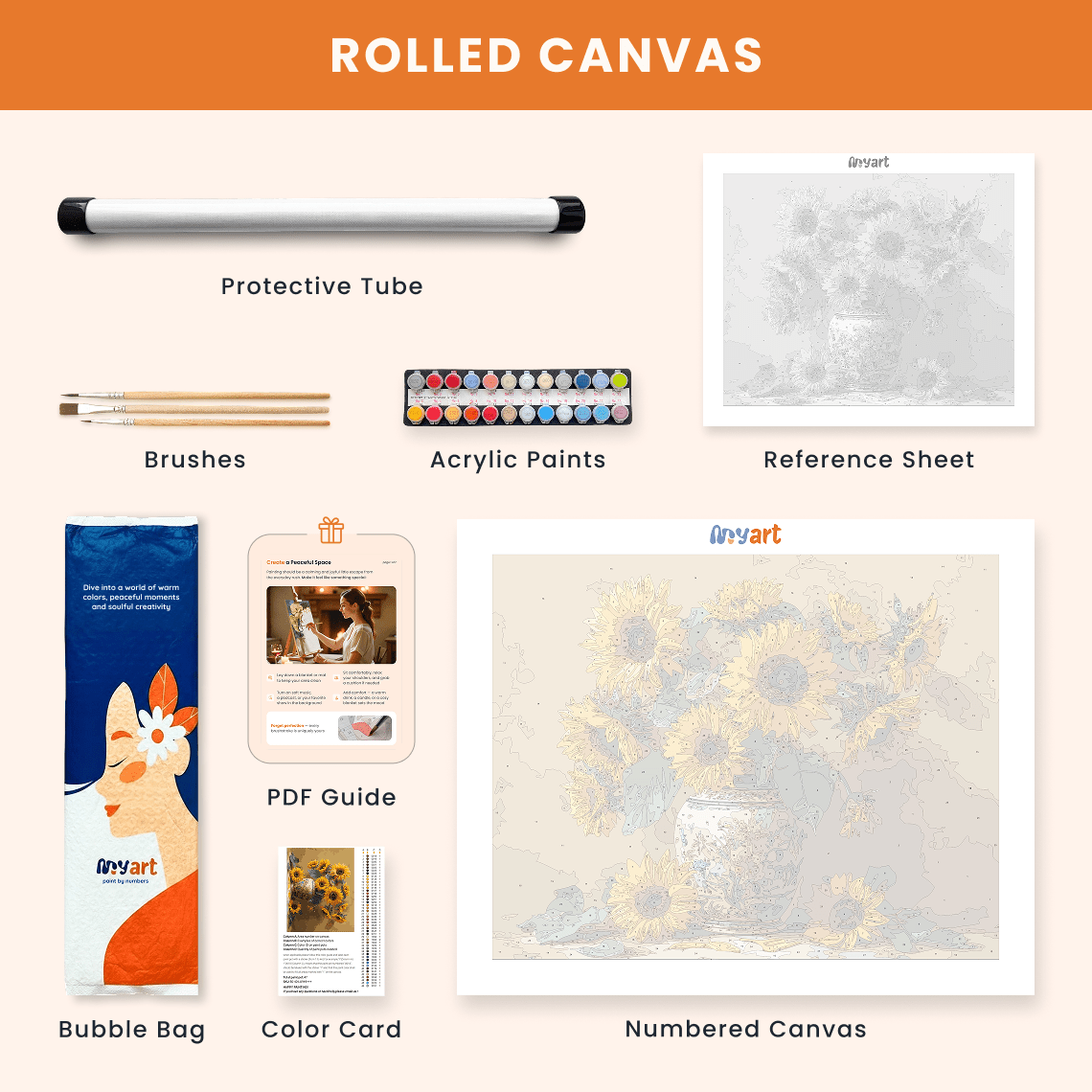 Paint by numbers - Serenade of Light - MyArt